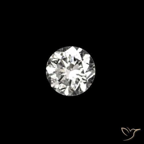 0.02ct D Бриллиант, Круглый, VVS-VS