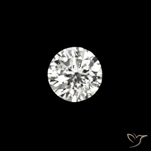 0.02ct D Бриллиант, Круглый, VVS-VS