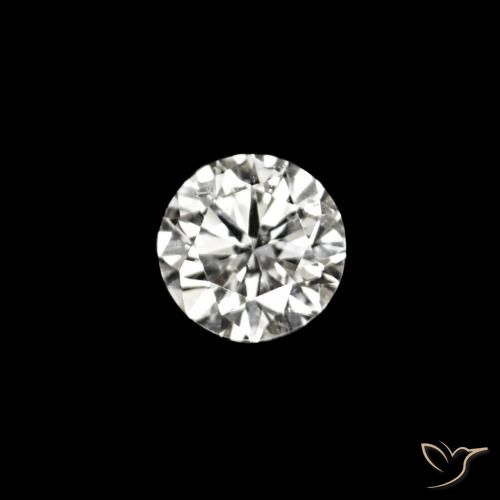 0.02ct D Бриллиант, Круглый, VVS-VS