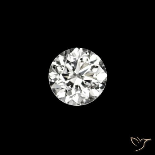 0.02ct D Бриллиант, Круглый, VVS-VS