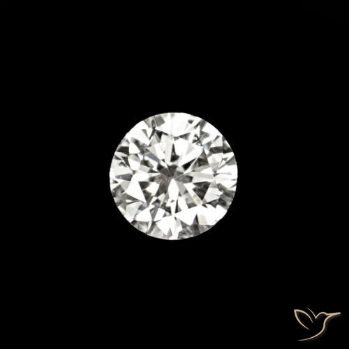 0.02ct D Бриллиант, Круглый, VVS-VS