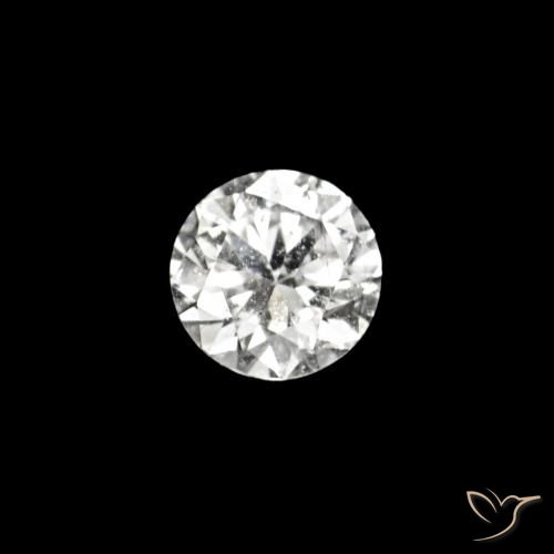 0.02ct D Бриллиант, Круглый, VVS-VS