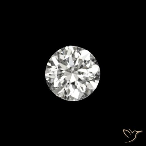 0.02ct D Бриллиант, Круглый, VVS-VS