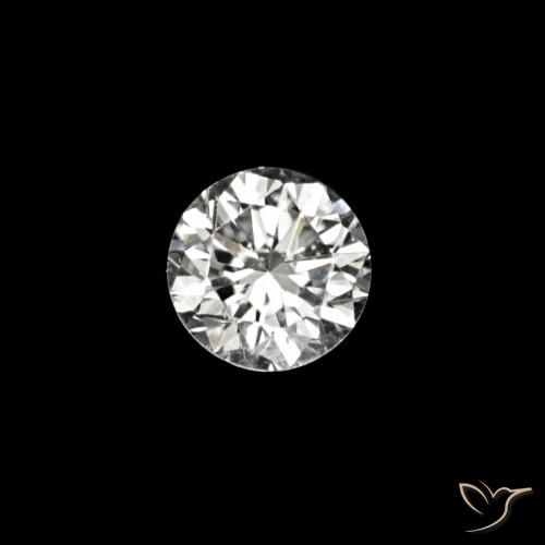 0.02ct D Бриллиант, Круглый, VVS-VS