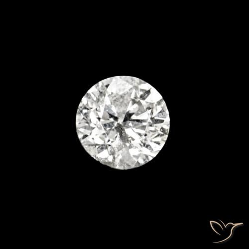 0.02ct D Бриллиант, Круглый, VVS-VS