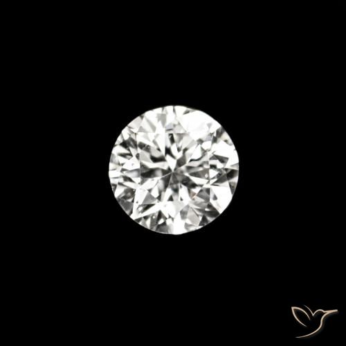 0.02ct D Бриллиант, Круглый, VVS-VS