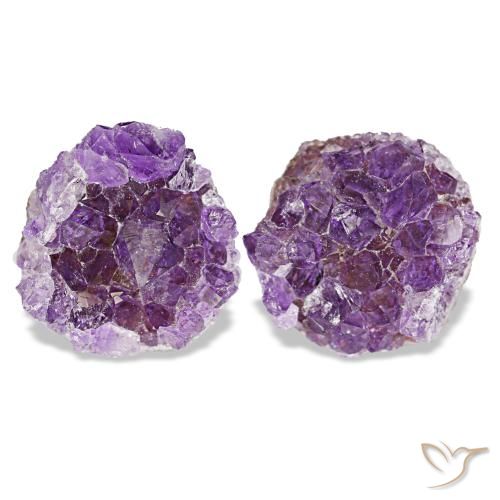 Лиловый друза аметиста 13,31 карата, фантазийная, чистота непрозрачный