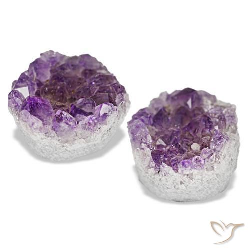 Натуральный лиловый друза аметиста 19,52 карата необычная форма, непрозрачный