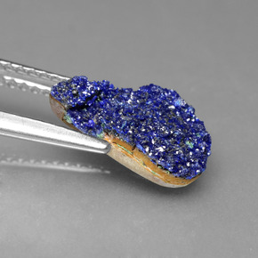 2.04 карата, натуральный Синий / Голубой Друзы Азурит, Необычная форма, Непрозрачный