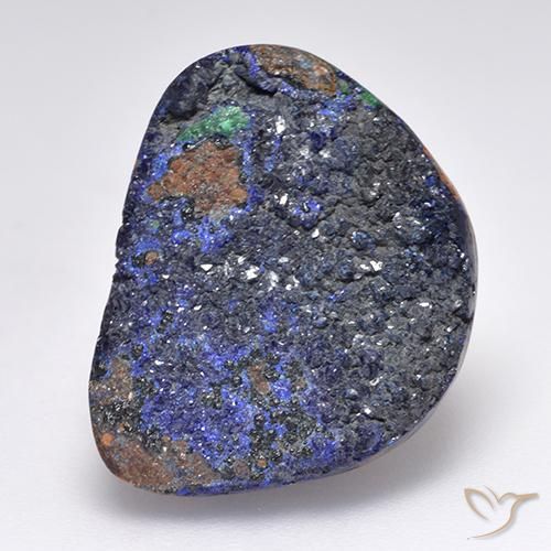 16.02ct Натуральный Темно-синий Друзы Азурит, причудливая, Непрозрачный