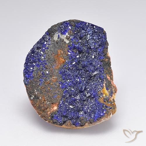 15.70ct Натуральный Темно-синий Друзы Азурит, причудливая, Непрозрачный