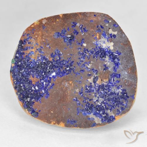 19.67ct Натуральный Темно-синий Друзы Азурит, причудливая, Непрозрачный