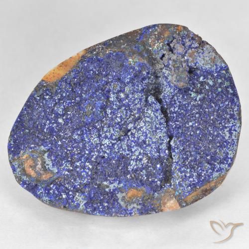 25.88ct Натуральный Темно-синий Друзы Азурит, причудливая, Непрозрачный