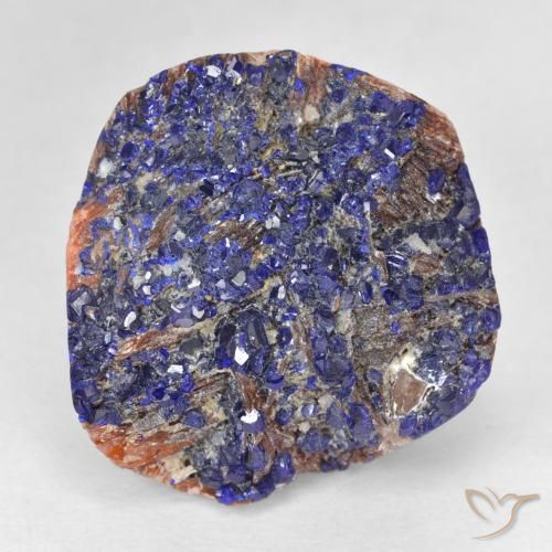 23.14ct Натуральный Темно-синий Друзы Азурит, причудливая, Непрозрачный