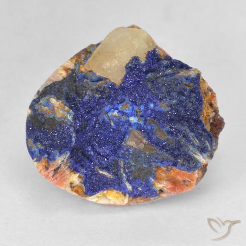 10.05ct Натуральный Темно-синий Друзы Азурит, причудливая, Непрозрачный