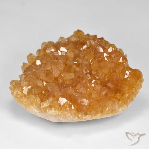 98.13ct Натуральный Medium Light-Orange Друзья Цитрин, причудливая, Непрозрачный
