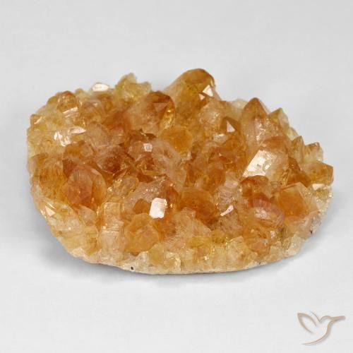 43.06ct Натуральный Medium Light-Orange Друзья Цитрин, причудливая, Непрозрачный