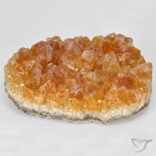49.85ct Натуральный Medium Light-Orange Друзья Цитрин, причудливая, Непрозрачный
