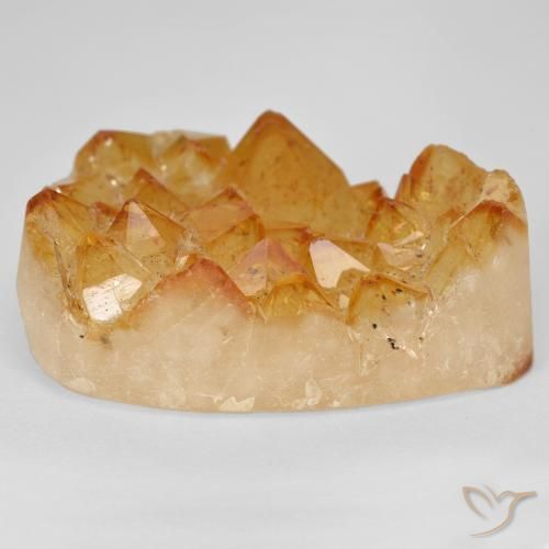 40.00 карата, натуральный Medium Light-Orange Друзья Цитрин, Форма груши, Непрозрачный