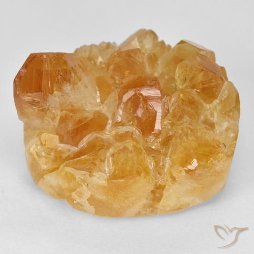 26.38ct Натуральный Медово-оранжевый Друзья Цитрин, причудливая, Непрозрачный