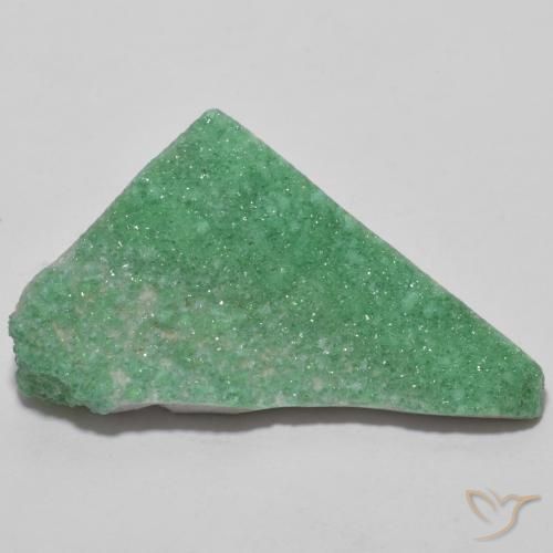13.75ct Натуральный Medium Light Green Друзы Варисцит, причудливая, Непрозрачный