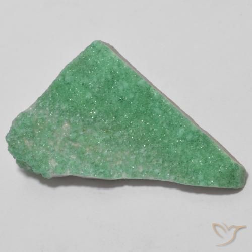 13.75 карата, натуральный Medium Light Green Друзы Варисцит, причудливая, Непрозрачный