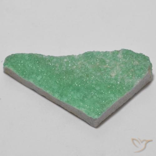 13.75 карата, натуральный Medium Light Green Друзы Варисцит, причудливая, Непрозрачный