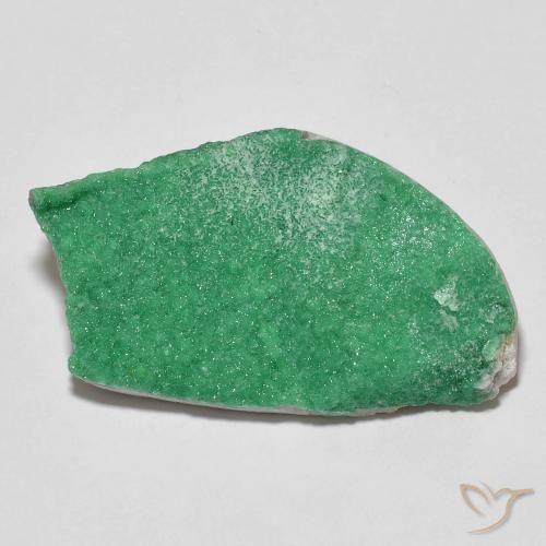 17.75ct Натуральный Теплый зеленый Друзы Варисцит, причудливая, Непрозрачный
