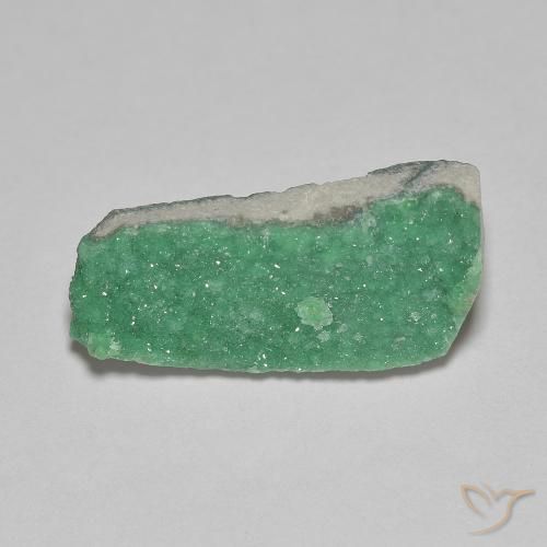 3.88ct Натуральный Бриллиантовый зеленый Друзы Варисцит, причудливая, Непрозрачный