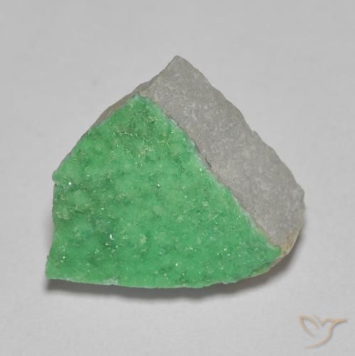4.23ct Натуральный Светлый трилистник зеленый Друзы Варисцит, причудливая, Непрозрачный