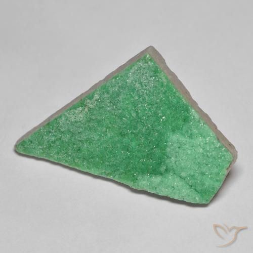 9.28ct Натуральный Трилистник зеленый Друзы Варисцит, причудливая, Непрозрачный