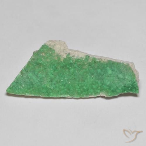6.91ct Натуральный Темно-папоротниково-зеленый Друзы Варисцит, причудливая, Непрозрачный