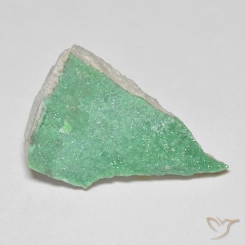 9.85ct Натуральный Средний зеленый Друзы Варисцит, причудливая, Непрозрачный