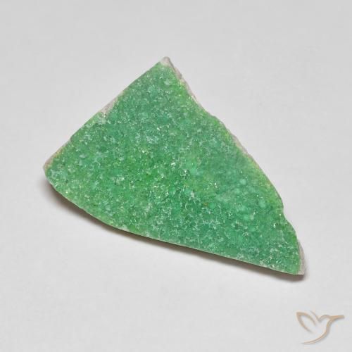 6.95ct Натуральный Средний зеленый Друзы Варисцит, причудливая, Непрозрачный