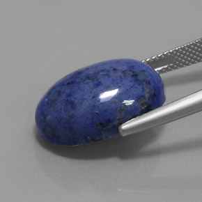 13.90 карата, натуральный Синий / Голубой Дюмортьеритовый кварц, Овал, Непрозрачный
