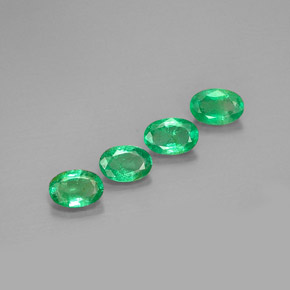  карата, натуральный Зеленый Изумруд, Огранка Овал, VS-SI