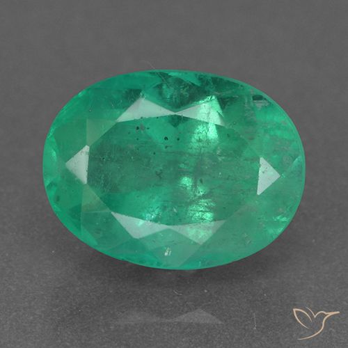 2.26ct Натуральный Средний темно-зеленый Изумруд, Овал, VS-SI