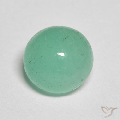 1.81ct Натуральный Папоротник зеленый Изумруд, Круглый, Полупрозрачный