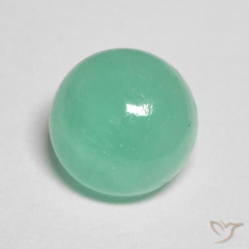 1.80ct Натуральный Средний зеленый Изумруд, Круглый, Полупрозрачный