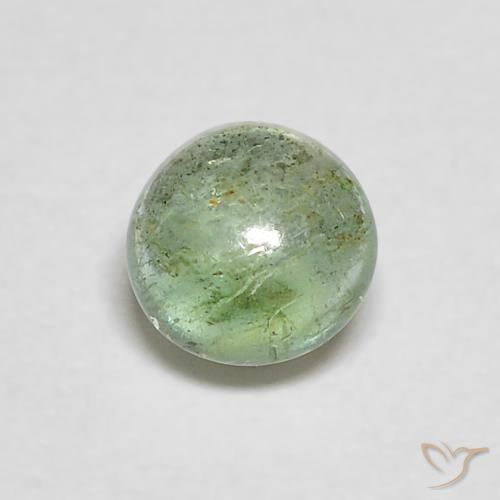 0.32ct Натуральный Светло-желтый зеленый Изумруд, Круглый, Прозрачный