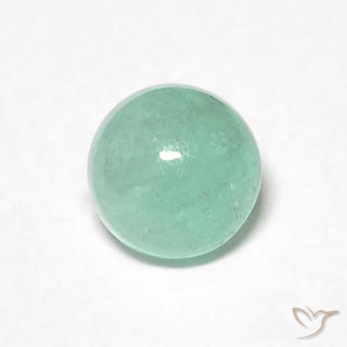 0.29ct Натуральный Ярко-зеленый Изумруд, Круглый, Полупрозрачный