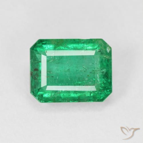 3.51ct Натуральный Зеленый электрик Изумруд, Изумрудная огранка, VS-SI