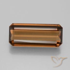 7.10ct Натуральный Пекан коричневый Энстатит, Изумрудная огранка, Чистота VS