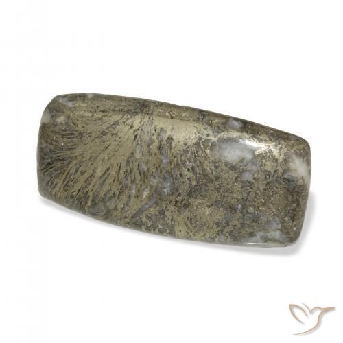41.68 карата, натуральный Многоцветный Feather Pyrite, Подушка, Непрозрачный