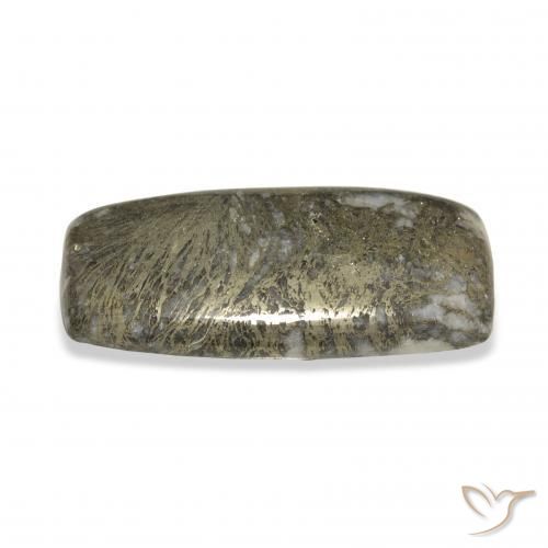 41.68 карата, натуральный Многоцветный Feather Pyrite, Подушка, Непрозрачный