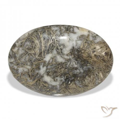 30.97ct Натуральный Многоцветный Feather Pyrite, Овал, Непрозрачный