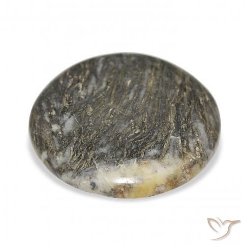 35.90 карата, натуральный Многоцветный Feather Pyrite, Круглый, Непрозрачный