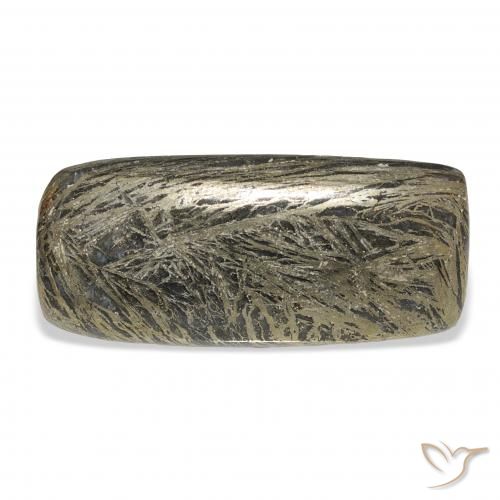 28.89ct Натуральный Многоцветный Feather Pyrite, Подушка, Непрозрачный