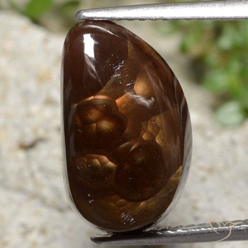 6.30ct Натуральный Многоцветный Огненный агат, причудливая, Непрозрачный