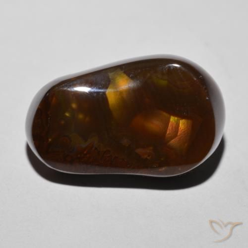 11.34ct Натуральный Многоцветный Огненный агат, причудливая, Непрозрачный
